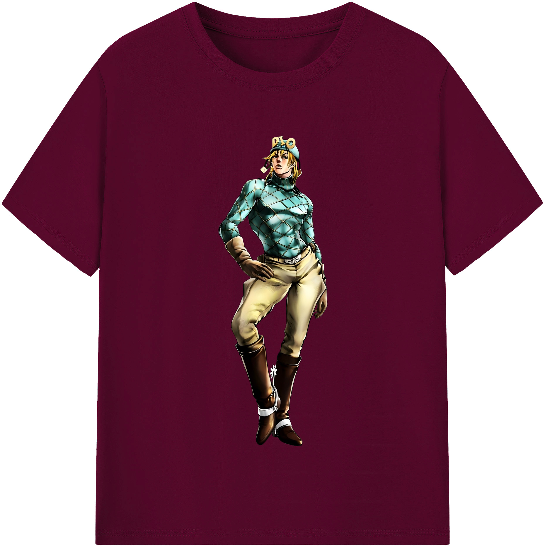 （画像用） ジョジョの奇妙な冒険 ディオ?ブランドー JoJo's Bizarre Adventure Dio Brando レディースカジュアルプリントTシャツ（綿100％）